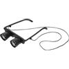 DOITOOL Occhiali Binoculari Leggeri per Pesca e Opera Ottica a Colori Veri, Materiale Plastico Nero, Lente Telescopica da 28mm e Oculare da 13mm per Uso Mani Libere