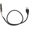 Hyuduo Modulo Fotocamera 1 MP Messa a Fuoco Fissa a 66° Obiettivo 2,8 Mm Scheda Webcam USB 2.0 per Lettore Pubblicitario per Notebook Macchina Integrata Dedicata