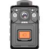 LLOOPK Telecamera della polizia GPS HD 1512P, telecamera indossata dal corpo della batteria da 3500 mAh, DVR impermeabile con pulsante REC anteriore for la registrazione audio(64GB,Only Camera)