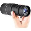 TIEOAXFT Telescopio monoculare 16X52 con lenti ottiche ad alta definizione, pratico strumento ottico, doppio zoom 16X, binocolo for caccia all'aperto in campeggio(16x52)