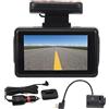 KIMISS Dash Cam con Visione Notturna 1080P con Schermo HD IPS da 3 Pollici Ruotabile a Doppia Lente per Parcheggio Anteriore e Posteriore 'auto