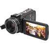 Jectse Videocamera Videocamera, Hx-z88 4K 30mp UHD 10x Zoom Digitale Registratore con Touch Screen IPS da 2 '', Videocamera Portatile Handycam con Telecomando e Batteria