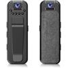 Gettimore Fotocamera sportiva per L7, registratore ultra trasparente 1080p con design montato sul petto, impermeabile per esterni, action cam compatta, 8 x 4 x 15 cm, nera