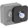 NovelGoal Base adattatore per montaggio a scarpa fredda a sgancio rapido, montaggio ARRI da 6,35 mm, vite girevole a 360 gradi, treppiede per gabbia per fotocamera, supporto per monitor con luce a LED