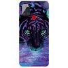 MUTOUREN Cover per Samsung Galaxy M30S/Galaxy M21 Custodia in Silicone TPU Trasparenti Ultra Sottile Antigraffio Antiurto Protettivo Case con Pellicola Proteggi Schermo, Cielo Stellato e Leone