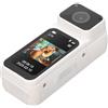 Denash Videocamera Portatile POV, Videocamera con Azione del Pollice da 2,7K Indossabile con Cordino Magnetico, Rotazione di 180 Gradi, WiFi, Tipo C, per Lavoro, Viaggi, Passeggiata con (WHITE)