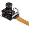 Yunir Modulo Telecamera, IR 5MP 1080p HD 75° OV5647 Sensore Telecamera Porta CSI da 3,6 Mm Modulo Telecamera per Visione Notturna in Vetro Ottico, con Cavo a Nastro da 15 Cm, per RasPi