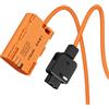 Snorvixre D Tap False Battery per 80D 70D 60D 90D 5DIV supporta Live Streaming e produzione video avanzati, alimentazione continua per video
