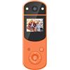 Andoer Videocamera DV digitale Mini fotocamera per carrozzeria Videoregistratore Lettore MP3 Schermo HD 1080P con luce notturna a infrarossi Len rotante per Sport Home Office Registratore di