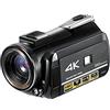 LEPREM Videocamera per vlogging 4K AC3 Videocamera della videocamera 4K 24fps 30x Digital Zoom Digital Vision Night Vision WiFi Digital Zoom Camcorder Professional Adatto per la registrazione di brevi video