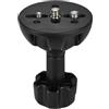 CAZSTYK Regolabile 75mm Mezza Sfera Piatto a Ciotola Adattatore Convertitore Video Treppiede Testa Fluida Fotocamera DSLR Attrezzature Pesanti Adattatore Idraulico Regolabile Montaggio
