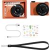 Beimus Videoregistratore portatile a doppia lente piccola 720P per viaggio Vlogging Fotocamera tascabile portatile