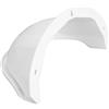 Elprico Scudo Antipioggia per Telecamera, Tetto Protettivo per Telecamere di Sicurezza, Realizzato con Materiale ABS, 28x21x15cm, Applicabile per Telecamere a Cupola e Proiettili (WHITE)