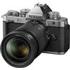 Nikon Telecamera di sistema Z f, obiettivo argento 24-70 mm f/4, full-frame, video UHD 4K, touch screen girevole
