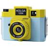 Holga lente di plastica della macchina fotografica del film di medio formato di Lomo blu/giallo 120N