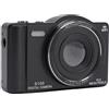Jectse Fotocamera Digitale WiFi 4K 75MP, Fotocamera per Autofocus a Touchscreen Zoom 16x per Viaggi, Paesaggio, Ritratto (BLACK)