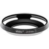 vhbw Paraluce compatibile con Sony A5000, NEX-3N, NEX-5T, AF E16-50 an NEX-5R 40,5 mm obiettivo nero/argento, alluminio, rotondo, 6,4 cm - Sostituisce LH-S1650