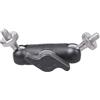 Elnwnnkc Adattatore per rack con staffa a doppia estremità, asta filettata da 10 cm per treppiede per fotocamera fotografica, supporto per microfono, strumento regolazione rotante, connettore a