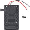 Jectse Piastra Batteria con Attacco Mini V, Piastra Adattatore Batteria con Blocco V 14,8 V 6 A con Cavo da 14,5 Cm/5,7 Pollici AWM 1007 18 AWG, per Trasmettitori Fotocamere Luci LED