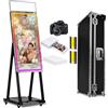 WideMeet Cabina fotografica a specchio magico da 40 pollici, touch screen da 21,5 pollici, portatile per selfie per matrimoni, compleanni, feste, eventi (nero, cabina fotografica, stampante)