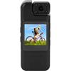 Tomantery Fotocamera Compatta con Schermo a Colori 240x240 con Funzione di Videoregistratore 4K per Agenti delle Forze 'ordine Schermo da 1,54 Pollici