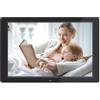 POADGBCN Cornice digitale HD da 12,1 pollici Album fotografico elettronico con telecomando Display Full HD Supporta la riproduzione video(Black,TN screen)