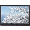 YPAPBHT Macchina pubblicitaria a parete HD da 14 pollici, album fotografico digitale con calendario, macchina multifunzione tutto in uno(Black)