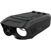 Andoer Fotocamera da ciclismo1080P 30FPS, fotocamera per bicicletta, fotocamera per moto, a prova di pioggia, con torcia a LED, corno per bicicletta, batteria integrata per ciclismo all'aperto