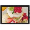 YPAPBHT Cornice for foto digitale da 12-32 pollici, macchina pubblicitaria for album fotografici elettronici ad alta definizione, nera.(Black,24-inch)