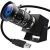 IFWATER Starvis - Telecamera USB 0.0001Lux Ultra Low Light H.264 1080P 30fps Webcam 10X CS Mount 5-50mm Teleobiettivo zoom manuale, HDR Full Color Night Vision CCTV Telecamera di sicurezza per