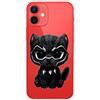 MUTOUREN Cover per iPhone 12/iPhone 12 Pro Custodia in Silicone TPU Trasparenti Ultra Sottile Antigraffio Antiurto Protettivo Case con Pellicola Proteggi Schermo, Piccolo Leopardo