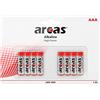 Arcas 11700403 LR03 - Batterie AAA da 1,5 V, multicolore, confezione da 4