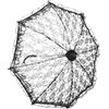 GALPADA Ombrello Di Pizzo Oggetti Di Scena Per Di Partito Ombrello Per Matrimonio Ombrello Per Ragazze Ombrello Di Prestazione Prop Elegante Ombrello Da Sposa Parasole Di Pizzo