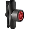 Zdprkqzvz Braccio a doppia presa resistente da 9 cm per supporto per telefono da 1 ''/25 mm per moto, auto, macchina di ingegneria