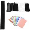 Mtlavishness 12pcs Colorful Strobist Flash Color scheda Lighting Gel Pop Up filtro | Color Correction Sheet,Gomma,12Pcs,pieces Color Filters,Includes largest selection,Applications sono almost