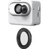 Tuvzylory Set di filtri ND per fotocamere Insta 360 GO3/3S/2, ad alta definizione, impermeabili, anti-appannamento, compatibilità universale, 4K Video Ready (GO3【S】 - UV)