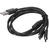 KIMISS 2 Cavo Dati 1 a 2 Cavo di Ricarica OSMOket 2 in 1 Cavo di Ricarica, Cavo di Alimentazione da USB a Portpe-C, Cavo di Ricarica PVCulti o Fotocamera OSMOket 2, SKU Cavo Dati