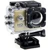 DIGNIFE Action Camera, Gli sport DV. Mini, fotocamera azione 1080p, da esterno macchina fotografica impermeabile subacquea, telecamera registrazione video 2,0 pollici fotocamera azione 4K(Gold)