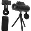 LABRIMP Telescopio Monoculare e Portatile per Escursioni Campeggio Concerti e Sport Design Antiscivolo e Focalizzazione Resistente e