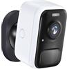 MPW 4MP Telecamera WiFi Interno/Esterno Batteria 9600mAh Senza Fili, Telecamera di Sicurezza Con 2 Staffa,Rilevamento del Movimento, Audio Bidirezionale, Visione Notturna, Compatibile Con SD/Cloud