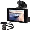 Topiky Dash Cam per Auto, Dash Cam Anteriore e Posteriore con Schermo da 4.0, DVR 3 Telecamere Registratore per Auto Notturno Guida Videoregistratore con Grandangolo 120°, 64M DDR,