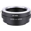 Generic Anello for obiettivo con attacco AF su fotocamera E NEX3/5/7 A7 A7S A7M A7R A1 A6500A6000 A5000 Ricambi per telescopi astronomici