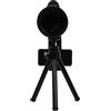 Healeved Telescopio Monoculare Compatto 40x60 in Lega di Alluminio e Abs Messa a Fuoco a Mano Singola e Treppiede per Fotografia Cellulare e Osservazione