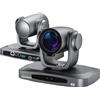 SZOOMSY Telecamera PTZ 4K 30X Zoom ottico AI Auto Tracking - Videocamera professionale per conferenze con streaming IP HDMI/3G-SDI/USB/POE per culto in chiesa, istruzione, YouTube Live, Facebook Streaming e
