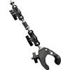 Shntig Braccio di montaggio a sfera filettato regolabile da 1 / 4 Morsetto in alluminio resistente girevole in metallo per monitor Video Action Camera Studio Illuminazione Action Camera Mount