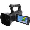 VELATEMOR Videocamera 2,7K Videocamera da 48 MP, Fotocamera per Vlogging con Zoom Digitale 16X con Schermo TFT Ruotabile da 4,0 Pollici, Videocamera Touch Screen con Zoom Ibrido 64X,