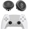 KD.FLY Levette in metallo per controller bordo PS5, 2 pezzi, kit di ricambio per joystick personalizzato per controller PS5 DualSense Edge, parti di accessori per levette metalliche in alluminio