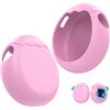 Generico Adatto per console di gioco Tamagotchi Paradise, custodia morbida in silicone liquido, resistente alle cadute, custodia protettiva carina e cappuccio per pulsanti antiscivolo (Rosa)