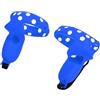 AKLOSIPY Cover in Silicone per Impugnatura del Controller per 2 VR con Design Antiscivolo, vestibilità, Custodia Protettiva e Cinturino da Polso - Rosso (#11)