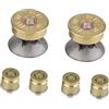 CFTGIW Kit Mod Pulsanti e Levetta in Metallo Dorato da 6 Pezzi per Controller Pulsanti di Durezza in Lega di Alluminio di qualità Levetta per per